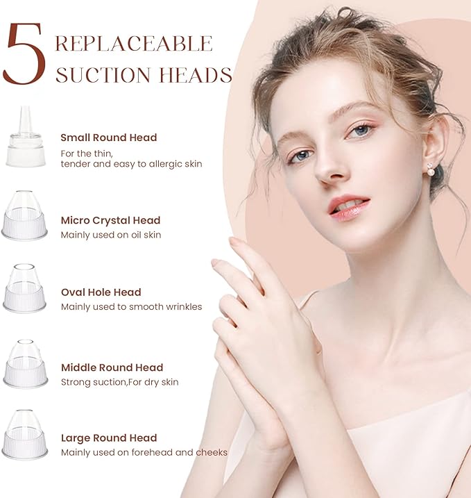 Vacuum Blackhead Remover Face Black Spots, White Dot, Pimple Removal