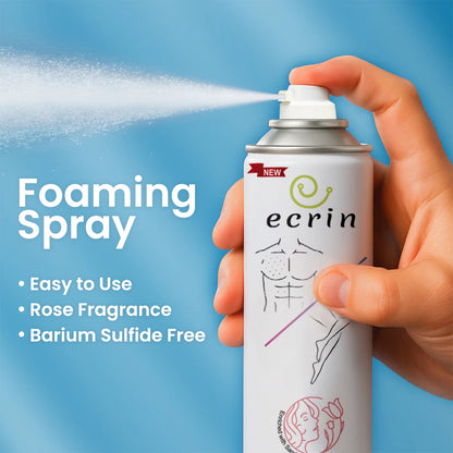 Ecrin Hair Removal Foaming Spray - Advance Formula with Refreshing Fragrance (200ml)