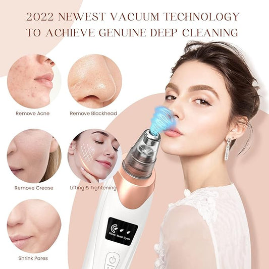 Vacuum Blackhead Remover Face Black Spots, White Dot, Pimple Removal